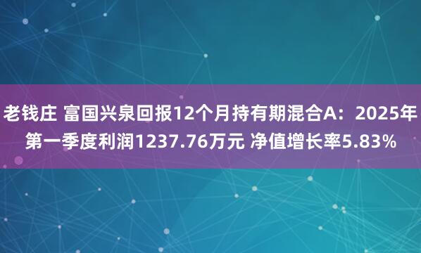 老钱庄 富国兴泉回报12个月持有期混合A：2025年第一季度利润1237.76万元 净值增长率5.83%