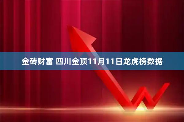 金砖财富 四川金顶11月11日龙虎榜数据