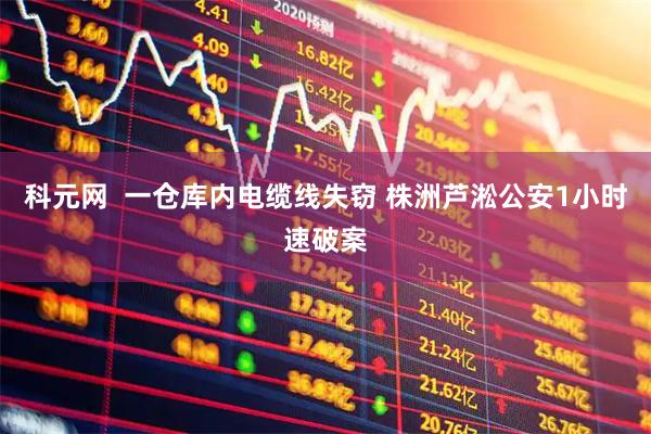 科元网  一仓库内电缆线失窃 株洲芦淞公安1小时速破案