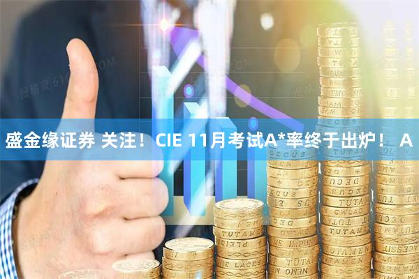 盛金缘证券 关注！CIE 11月考试A*率终于出炉！ A